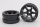 Metasafil - Beadlock Wheels PT-Slingshot Schwarz/Schwarz 1.9 (2 St.)  (MT0030BB)