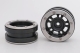 Metasafil - Beadlock Wheels PT- Distractor Schwarz/Silber 1.9 (2 St.)&nbsp; (MT0040BS)