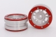 Metasafil - Beadlock Wheels PT- Distractor Silber/Rot 1.9 (2 St.)&nbsp; (MT0040SR)