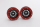 Metasafil - Beadlock Wheels PT-Bullet Schwarz/Rot 1.9 (2 St.)  (MT0020BR)