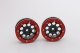 Metasafil - Beadlock Wheels PT- Ecohole Schwarz/Rot 1.9 (2 St.)&nbsp; (MT0050BR)