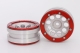 Metasafil - Beadlock Wheels PT- Ecohole Silber/Rot 1.9 (2...