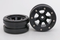 Metasafil - Beadlock Wheels PT- Claw Schwarz/Schwarz 1.9 (2 St.)  (MT0060BB)