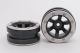 Metasafil - Beadlock Wheels PT- Claw Schwarz/Silber 1.9 (2 St.)&nbsp; (MT0060BS)