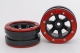Metasafil - Beadlock Wheels PT- Claw Schwarz/Rot 1.9 (2 St.)&nbsp; (MT0060BR)