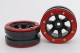 Metasafil - Beadlock Wheels PT- Claw Schwarz/Rot 1.9 (2...
