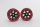 Metasafil - Beadlock Wheels PT- Claw Schwarz/Rot 1.9 (2 St.)  (MT0060BR)
