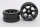 Metasafil - Beadlock Wheels PT- Wave Schwarz/Schwarz 1.9 (2 St.)  (MT0070BB)