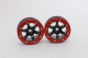 Metasafil - Beadlock Wheels PT- Wave Schwarz/Rot 1.9 (2 St.)&nbsp; (MT0070BR)