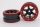 Metasafil - Beadlock Wheels PT- Wave Schwarz/Rot 1.9 (2 St.)  (MT0070BR)