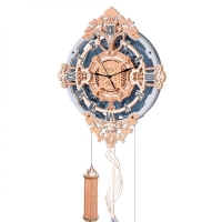 Lasercut - Holzbausatz Romantischer Wanduhr