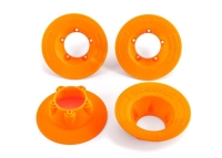 Traxxas - Felgen-Abdeckung orange (4)  für 9572 Felgen (TRX9569T)