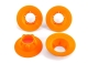 Traxxas - Felgen-Abdeckung orange (4)  für 9572...