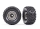 Traxxas - Sledgehammer-Reifen 3.8 auf Felge mit Abdeckung grau (2) (TRX9572)
