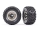Traxxas - Sledgehammer-Reifen 3.8 auf Felge mit Abdeckung schwarz chro (TRX9572T)