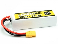 Lemon RC - LiPo Akku 3300mAh 22,2V - 60C