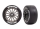 Traxxas - Reifen auf Felge Multi-Speichen schwarz chrome Felge 2.0 + S (TRX9374R)