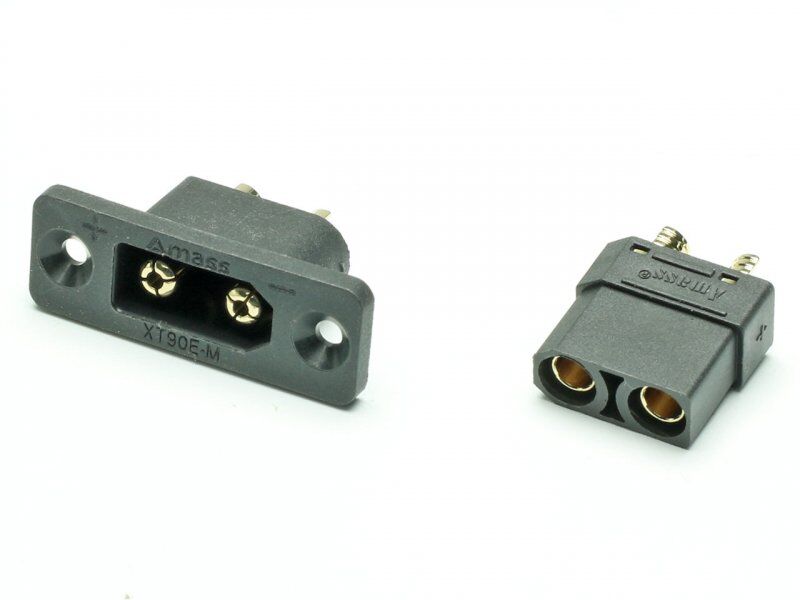 4 Stück Original XT60 Stecker – Goldkontakte, Mit Schrauben, Für Drohnen & RC-Modelle