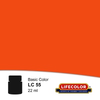Krick - Glänzend Orange 22 ml   Lifecolor Acryl Farbe (LC55)