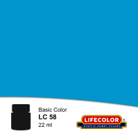 Krick - Glänzend Blassblau 22 ml   Lifecolor Acryl Farbe (LC58)