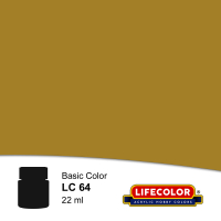 Krick - Glänzend Ocker 22 ml   Lifecolor Acryl Farbe (LC64)