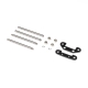Horizon Hobby - Front Hinge Pins and Brace Set: RZR Rey...
