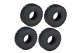 Hoeco - 1.0 Grip-Gummi-Reifen mit Einlagen 55x22mm...