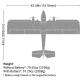 E-flite - Twin Timber 1.6m BNF Basic mit AS3X & SAFE Select -1600mm