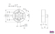 Hacker Motor - Bohrlehre Q100, Q150, A200 f&uuml;r Lochkreis 25mm und 34mm