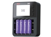 ISDT - Ladegerät C4 Evo 4x AAA / AA oder 18650 / 26700 Li-F e/Li-Ion für USB-C Versorgung