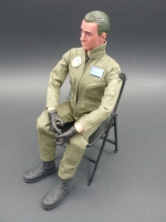 TopRC - Jet Pilot Ganzkörper mit grüner Uniform 300 x 95 mm - 1:6