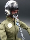 TopRC - Jet Pilot Ganzk&ouml;rper mit gr&uuml;ner Uniform 300 x 95 mm - 1:6