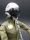 Jet Pilot Ganzkörper mit grüner Uniform 300 x 95 mm - 1:6