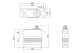 SRT - Coreless Servo HV f&uuml;r 1/12 CNC Alugeh&auml;use 8.0kg/0.065sec @7. (M11)