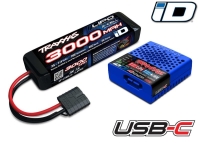 Traxxas - Completer-Kit USBC-Multi-Chemie Lader + 2s...