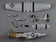 D-Power - Derbee P-51D Mustang Warbird PNP yellow - 750mm