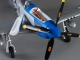 Derbee P-51D Mustang Warbird PNP blau - 750mm