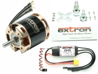 Extron Brushless Motor EXTRON 2820/10 (1100KV) Combo Set + iQ-40 Regler (X4068)