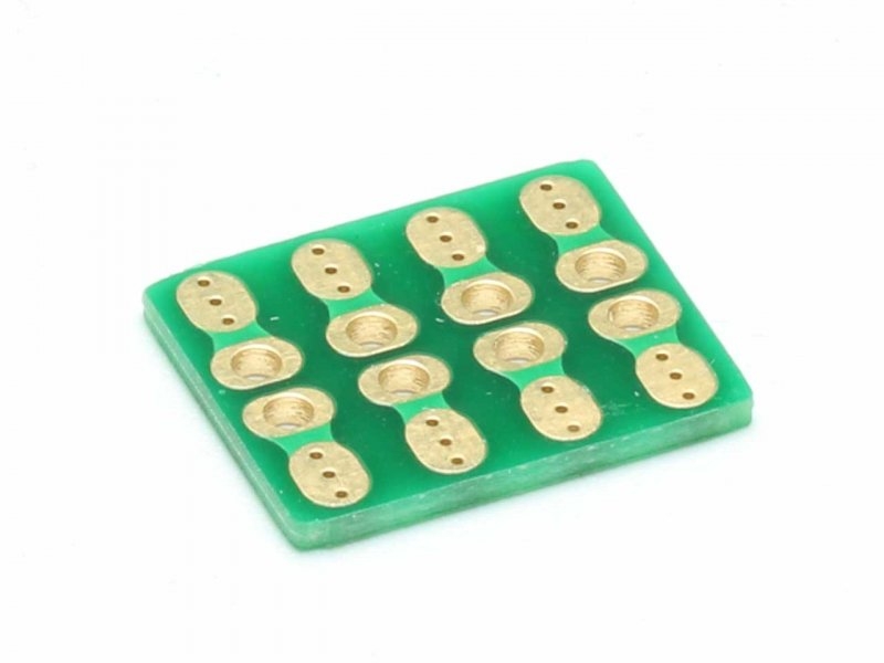 Voltmaster - MPX Löt Platine 8-Pin 90° (5 Stück) - RC-Modellbau Shop