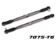 Traxxas - Vorspurstange 7075-T6 Aluminium grau 157mm (2)...
