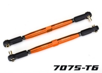 Traxxas - Vorspurstange 7075-T6 Aluminium orange 157mm (2) (TRX7748-ORNG)