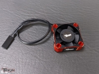 Team Tekin - Lüfter 30x30x10 Hiflow  blk/red, 2pin 180mm (TTE3861)