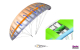 Para-RC - Paraglider PHASOR 2.3 RAST orange/blue/white