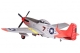 FMS - P-51 Mustang rot Tail PNP - 1700mm