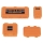 H-Speed - Werkzeug- und Transportkisten Set 4 teilig orange (HSPY054)