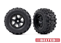 Traxxas - Reifen auf Felge XMAXX schwarze Felgen MAXX AT Reifen (TRX7871)