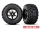 Traxxas - Reifen auf Felge XMAXX schwarz-chrome Felge MAXX AT Reifen (TRX7871X)