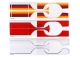 Traxxas - Aufkleber F-150 rot/weiß FREEWHEEL (TRX9298)