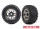 Traxxas - Reifen auf Felge chrome-schwarz mit Sledhammer belted (TRX9573A)