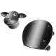 Toilettenpapier Deko Rollenhalter schwarzes Schaf